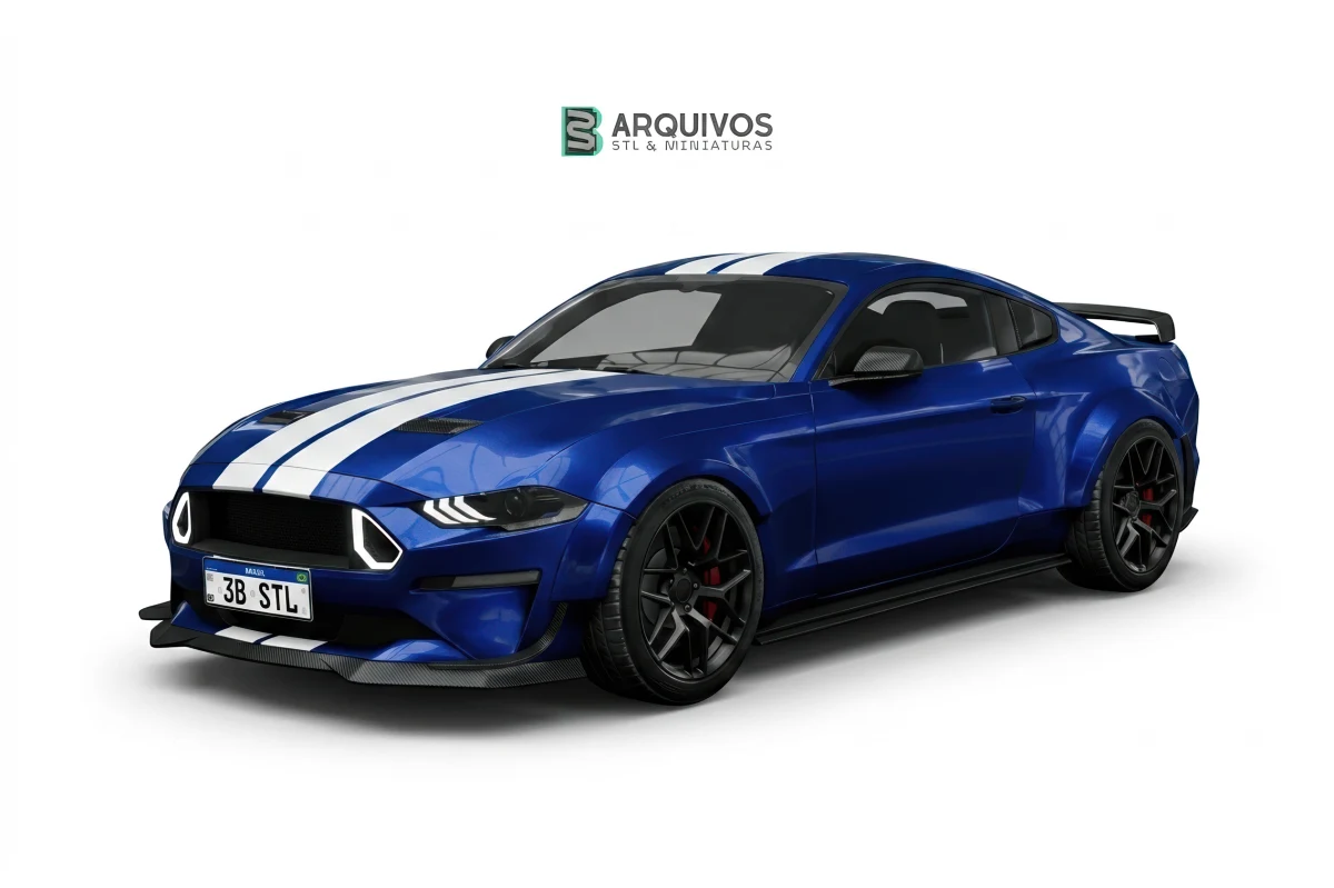 Modelo 3D STL - Ford Mustang RTR SPEC 5 2020